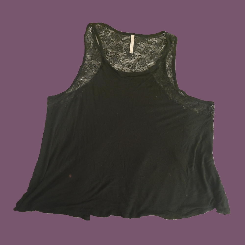 Tank top cami back detail open back